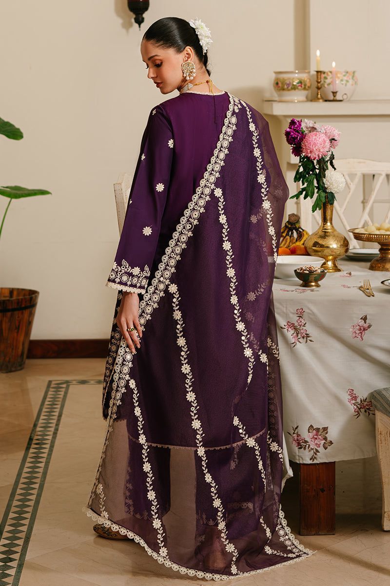 WOMAN DHANAK WITH DHANAK EMBROIDERY SHAWL UNSTICH