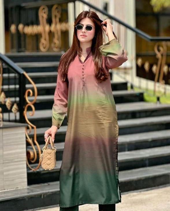 Woman Unstich Shamooz Fabric Silk 3pc