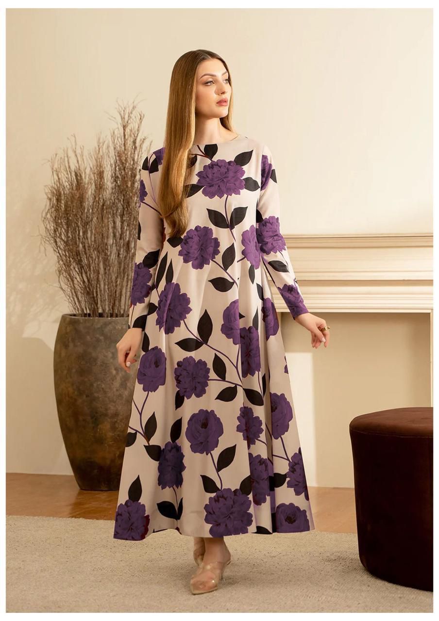 Woman Unstich Shamooz Fabric Silk 3pc