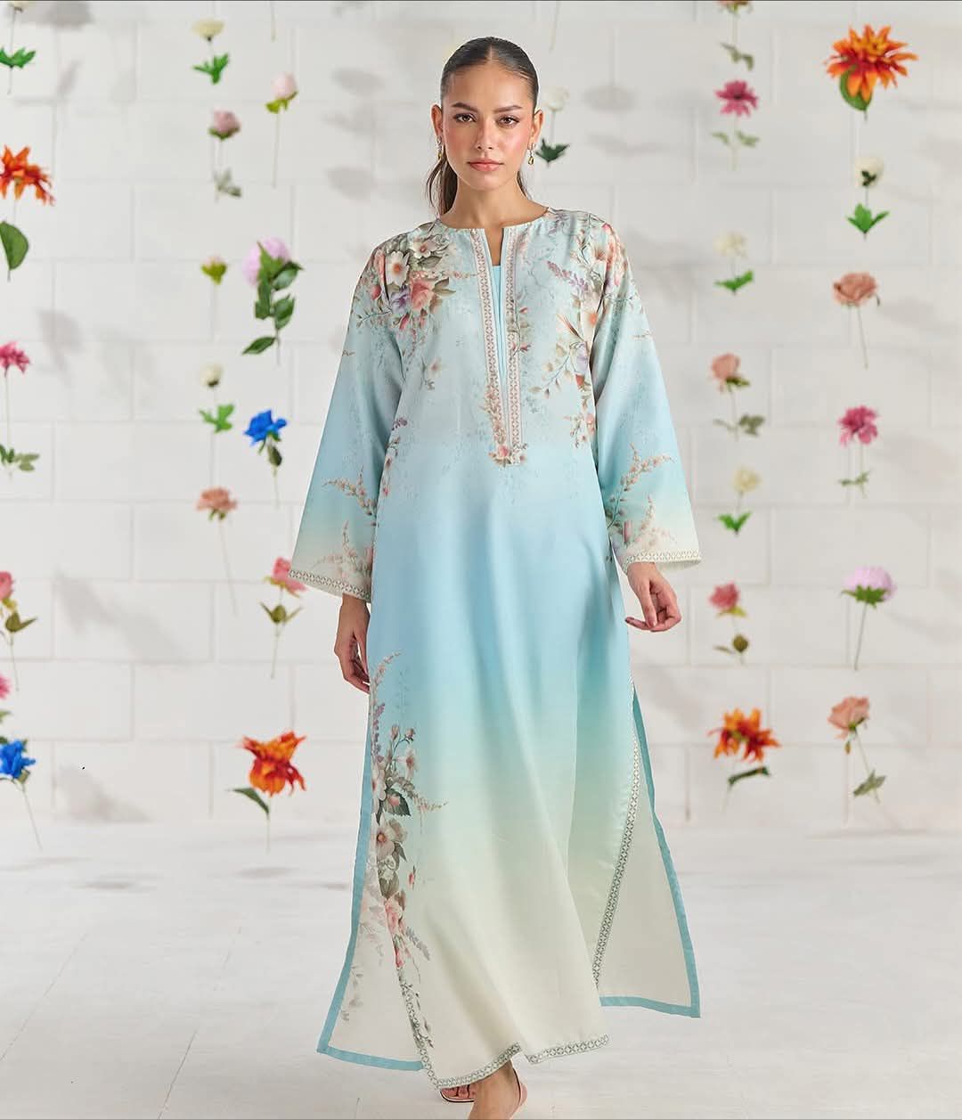 Woman Unstich Shamooz Fabric Silk 3pc