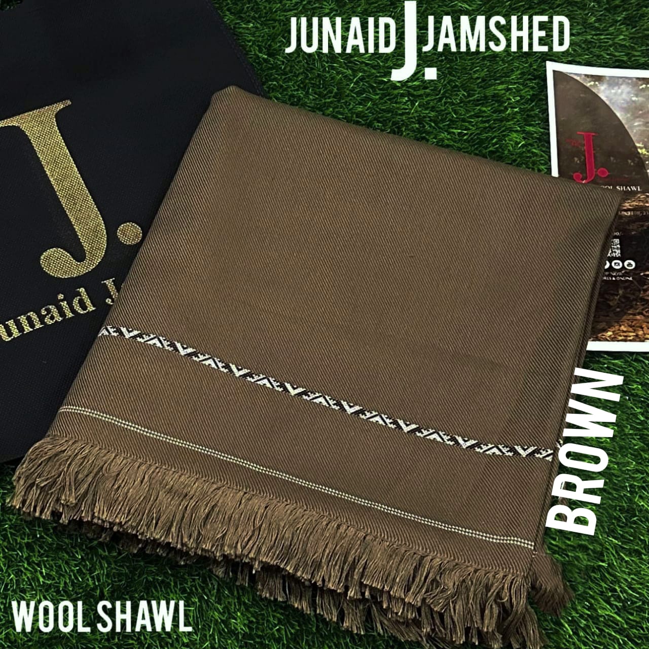 Man j. shawl Pure Suti Woollen Ready to Wear