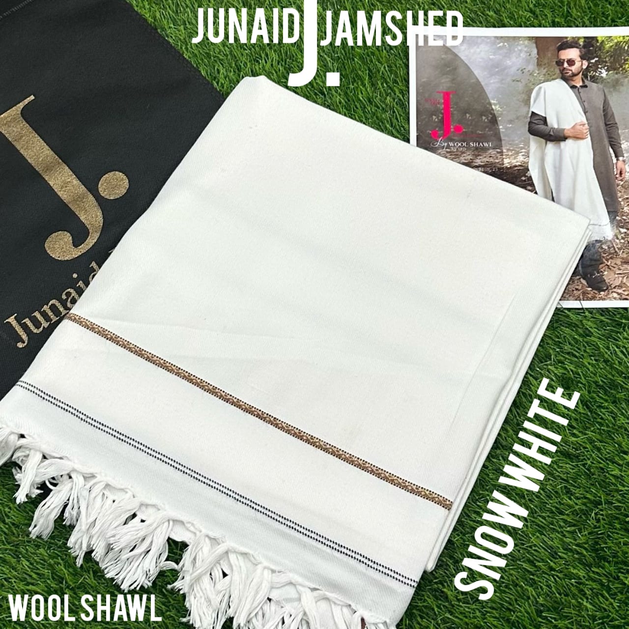 Man j. shawl Pure Suti Woollen Ready to Wear