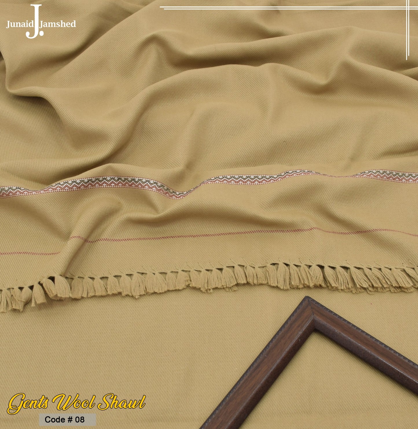 Man j. shawl Pure Suti Woollen Ready to Wear