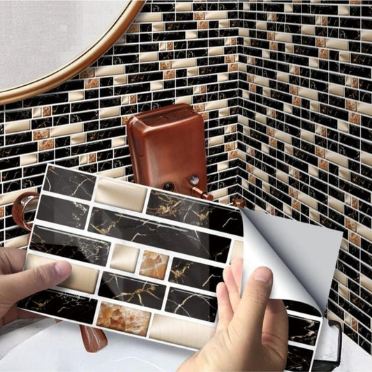 96 Pcs Colorful Self Adhesive Wall Tile Sticker
