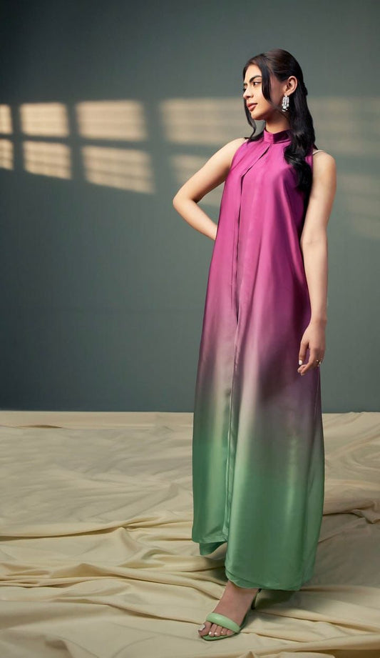 Woman Unstich Shamooz Fabric Silk 3pc