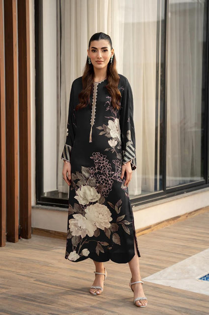 Woman Unstich Shamooz Fabric Silk 3pc