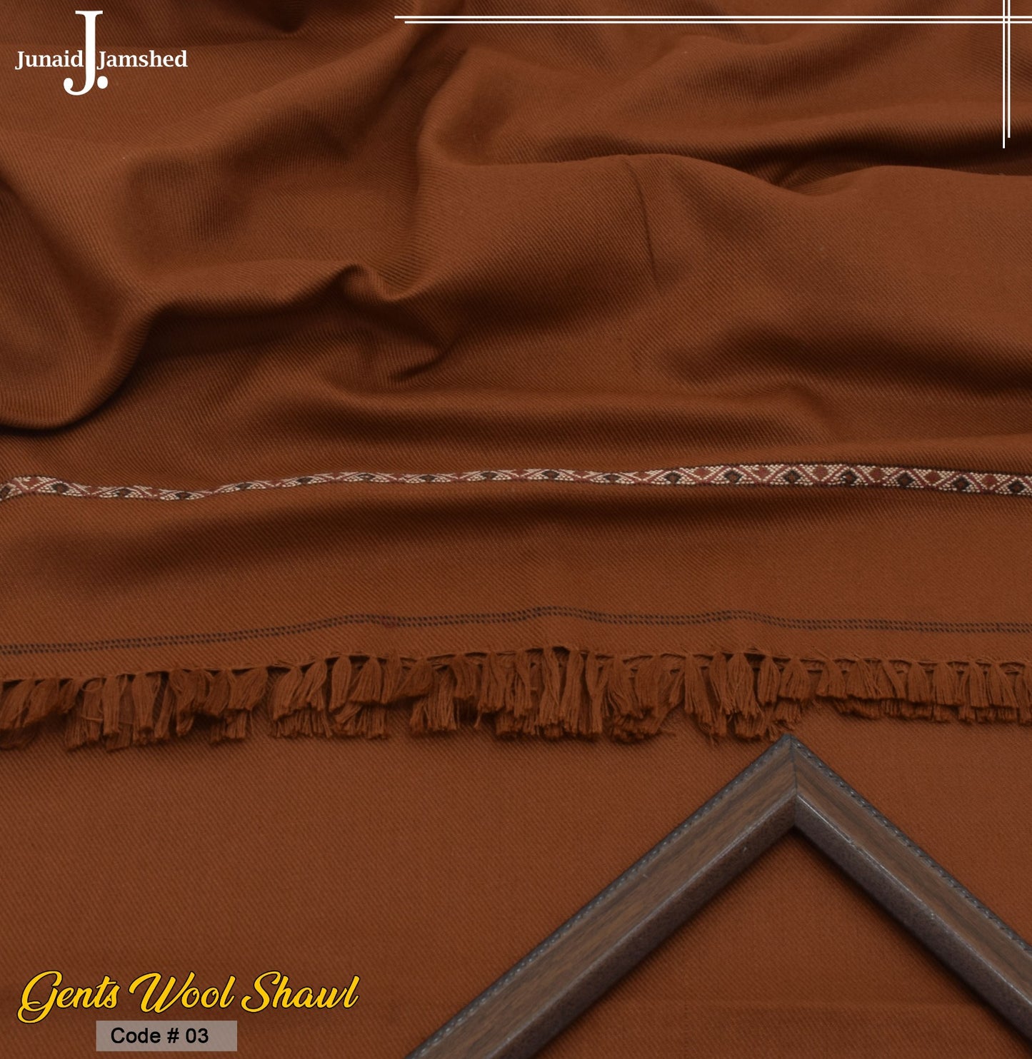 Man j. shawl  Pure Suti Woollen Ready to Wear