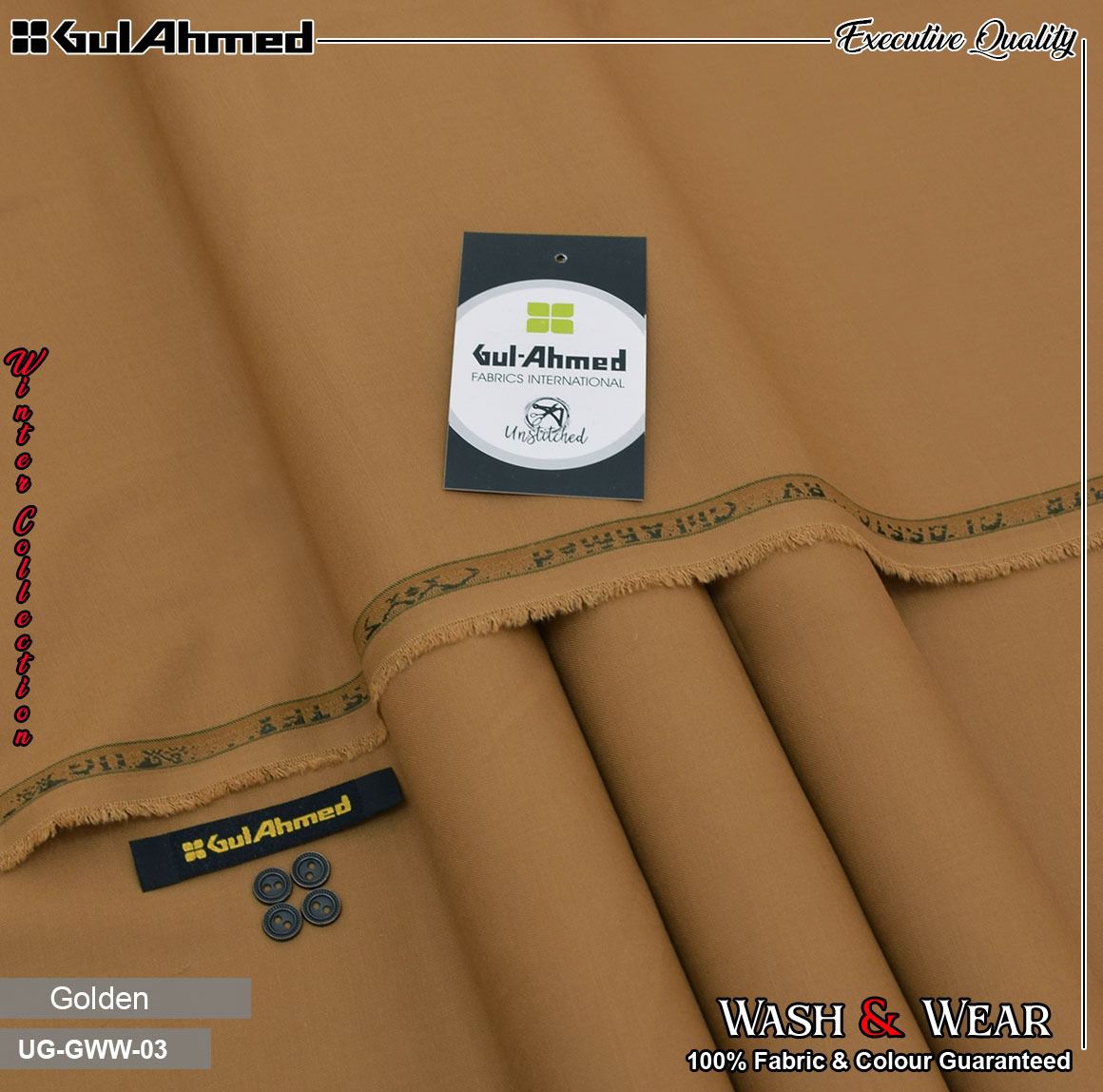 Gull Ahmad Four Seasonal Winter Wash &amp; Wear Collection Gents 2025