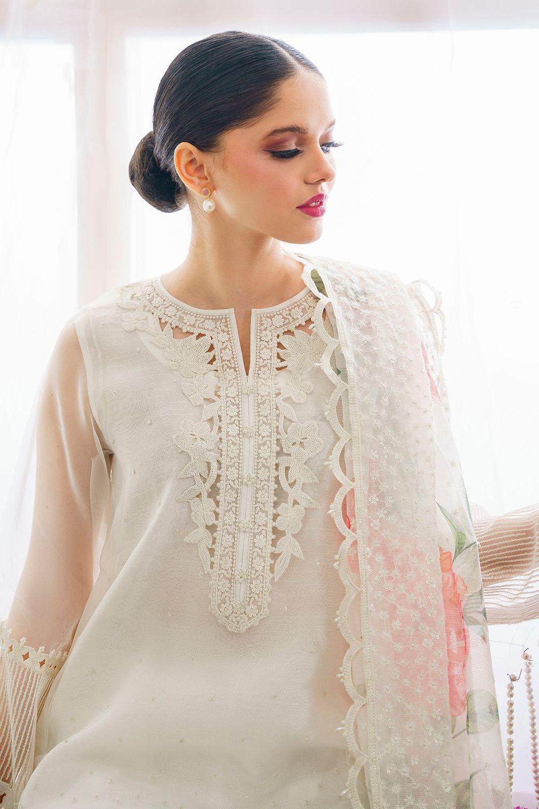 EMBROIDED ORGANZA SUIT