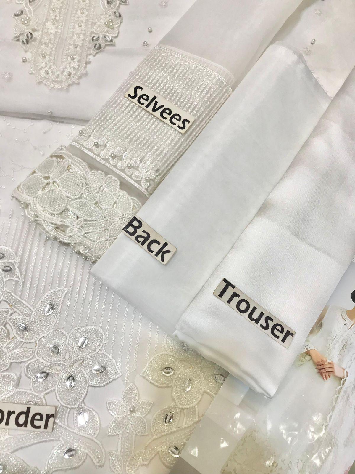 EMBROIDED ORGANZA SUIT